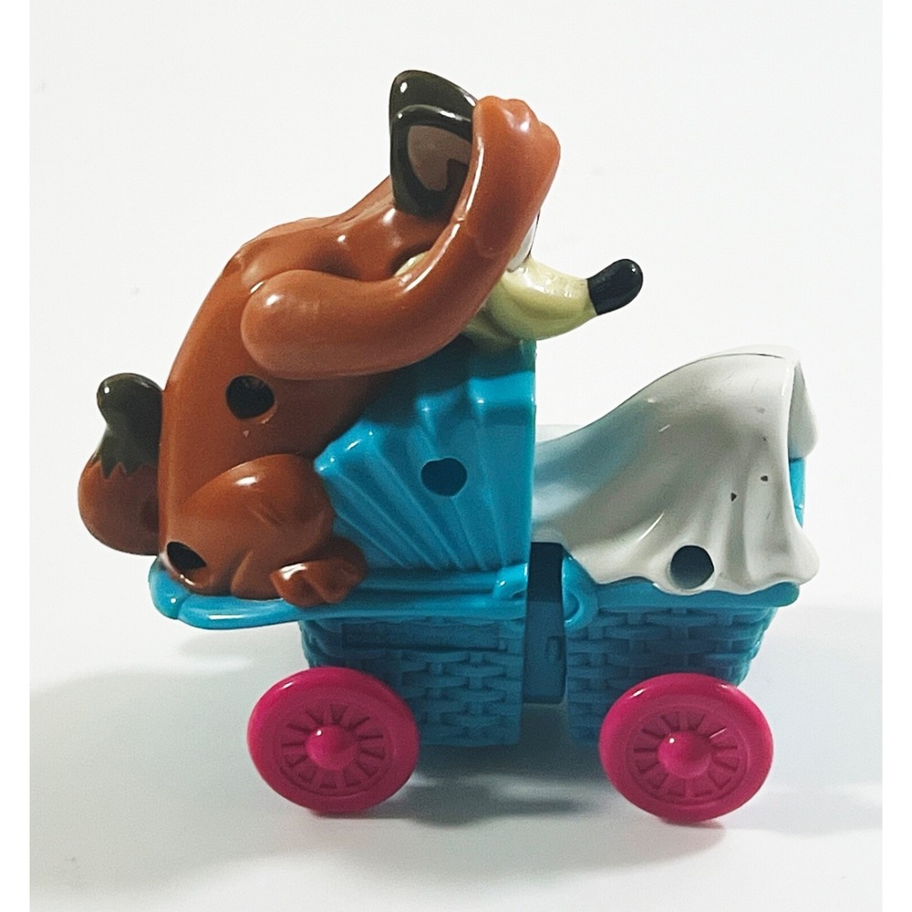 Animaniacs Mindy and Buttons Toy Baby Carriage 1994 Mcdonalds Happy‎ Meal - Picture 4 of 8